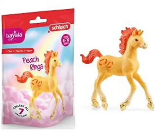 4059433506180 – Schleich Bayala Unicorn Peach Rings (package of 6 figures, 12.5 × 15.5 cm)