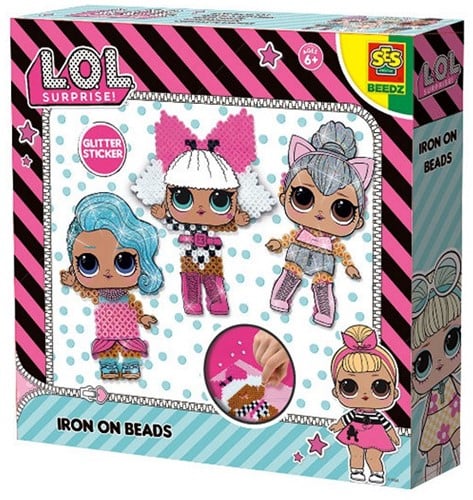 8710341141981 | SES L.O.L. Surprise! Perles à Repasser 20x20cm – Activité Créative pour Enfants