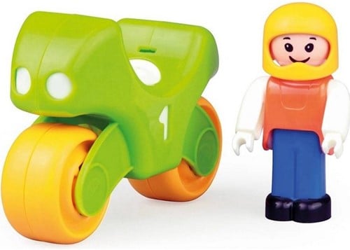 4006942872701 | Simm Lena - Jouet Moto de Course avec Figurine Pilote 11,5 cm