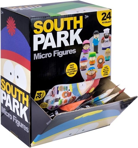 5056474207983 | Colis de 24 pcs : South Park Micro Figures 1-Pack en Blindbag 9,5x13cm – Présentoir Officiel Nickelodeon