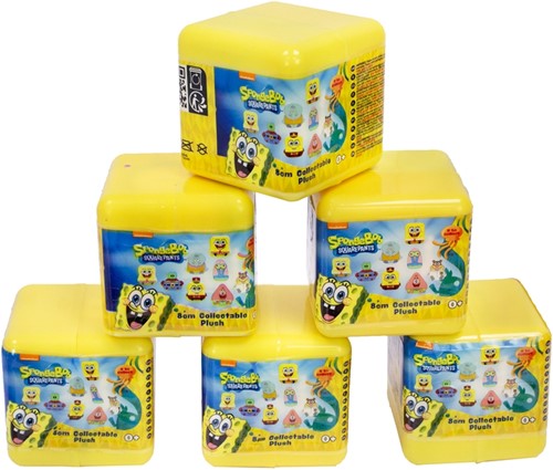 5056356795928 1 pcs : Spongebob Peluche 8cm assortis en capsule 7x7cm