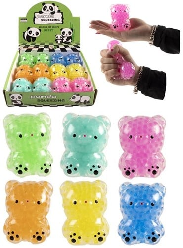 8718546599064 | Colis de 12 pcs : Squeeze Ours 8cm - 6 assortis en présentoir - Fidget Jouets