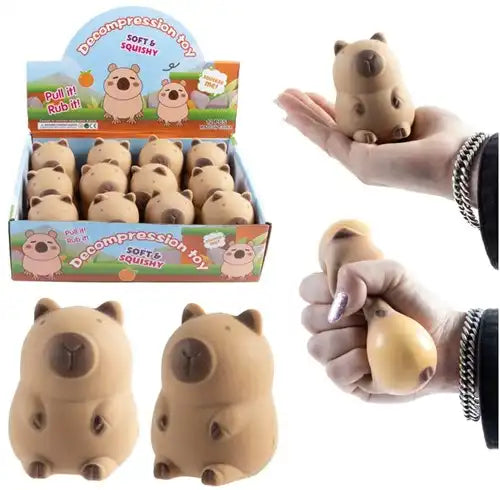 8720847746887 – Squishy Capybara 8 cm (colis de 12 pcs en display) dispo Simcha.fr