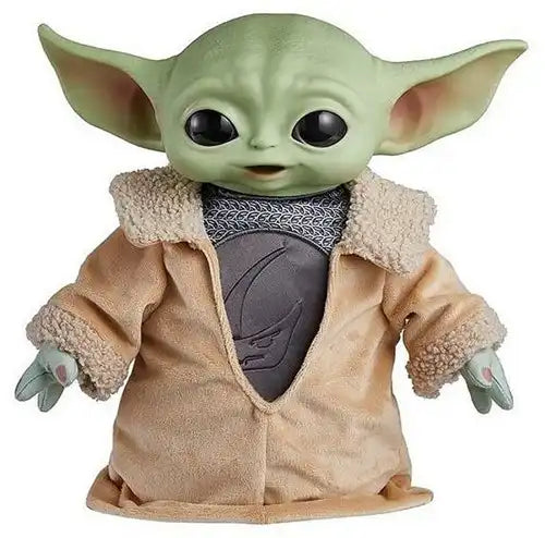 194735158287 – Star Wars Mandalorian Grogu 28 cm (peluche douce à tête plastique) – Grossiste figurines et peluches officielles