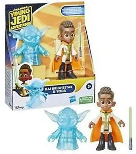 Star Wars The young Jedi Preschool Figure Kai Brightstar & Yoda 15x17,5cm
