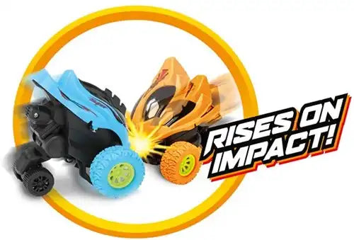 8714627002973 – Lot de 12 pcs Stunt Auto Bug 360 voitures à friction 4 assortis 8x10 cm en display – Grossiste jouets