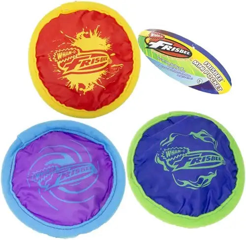 4001078811068 – Sunflex Mini Pocket Frisbee 16cm assortis in display (24) dispo Simcha.fr