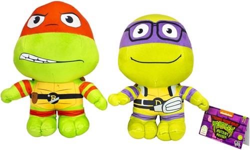 5056356792705 | Lot de 2 peluches Teenage Mutant Ninja Turtles Lil Bodz - 28cm (Nickelodeon)