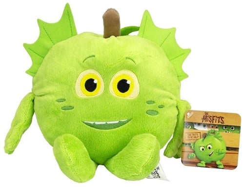 5054903631163 Peluche The Misfits – Monstre du Lac Pomme 18 cm – Créature verte originale – Collection fantaisie