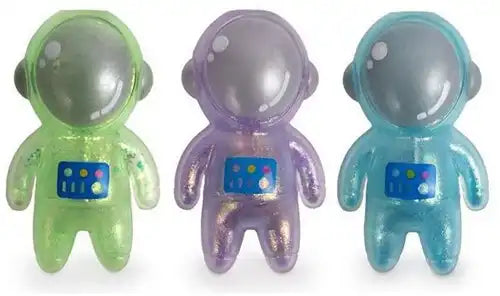 4032722963512 – 12 pcs Lot revendeur Trendhaus Space Adventure Astronautes Squeezy lumineux 11 cm