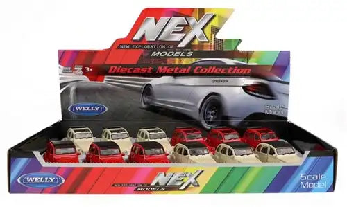 8714627215762 – WELLY Citroën 2CV avec toit ouvrant – Modèle métal 11,5 cm (colis de 12)