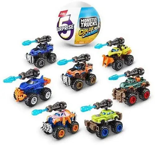 193052066213 – Zuru 5 Surprise Surprise Ball 9 cm Monster Truck Series assortis (colis de 25 pcs) dispo Simcha.fr