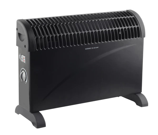 Convecteur 750/1250/2000W moyen noir