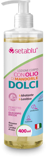 Lotion pour le corps à l'huile d'amande