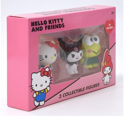 8721077565682	Hello Kitty 3D Erasers 3-Pack 11x17cm