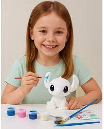 5056219091877 Disney Stitch Light-Up Figurine à Peindre 14x17cm Coffret DIY B/O Neuf