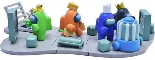 787790986669 – Colis de 12 pcs : Among Us Buildable Action Figure 9 cm assortis in blindbox 8 x 8 cm