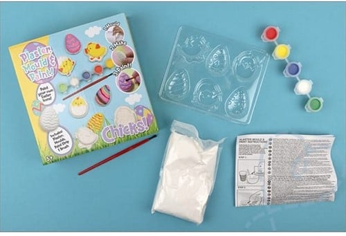 5056219089416 – Plaster Mould & Paint! Lot 2 pcs Chicks! & Bunnies! – 16x16cm
