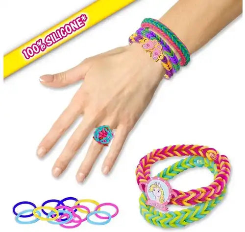 4148881604996 – CRAZE Mia and Me Loops 3-Pack (colis de 3) kit bracelets élastiques pas cher 22×33 cm
