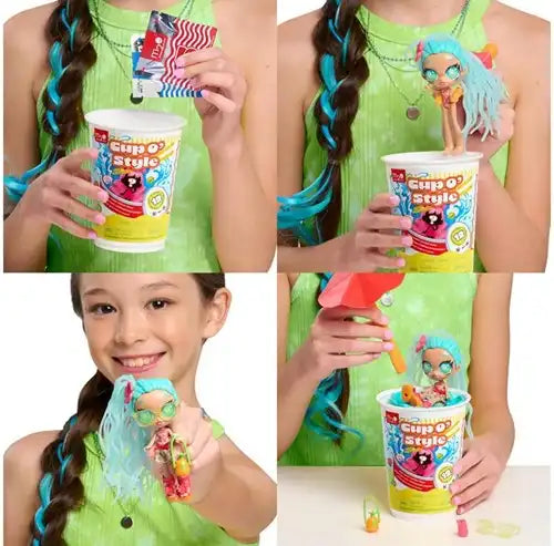 886144778124 – Lot revendeur de 6 Made 2 Order Cup o’Style Poupées 10 cm avec accessoires 9,5x12 cm assorties en présentoir (6) – Jouets officiels grossiste