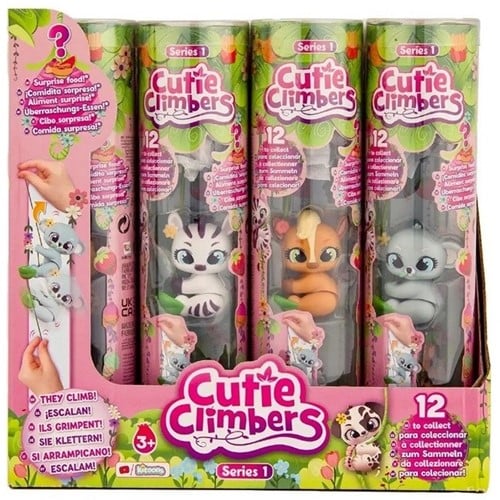 8421134908918	lot de 12 pcs : Cutie Climbers Tree 5x20cm assortis