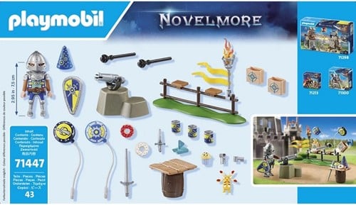4008789714473 Playmobil 71447 Novelmore Coffret Cadeau Anniversaire Chevalier – Prince Arwynn 24,8x14,2x7cm