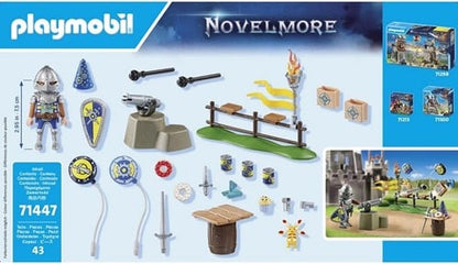 4008789714473 Playmobil 71447 Novelmore Coffret Cadeau Anniversaire Chevalier – Prince Arwynn 24,8x14,2x7cm