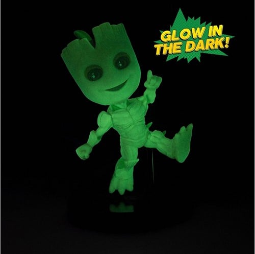 850039772313 Superama Marvel Groot Glow in the Dark – Diorama 12x19cm – Édition SDCC 2022 par The Loyal Subjects