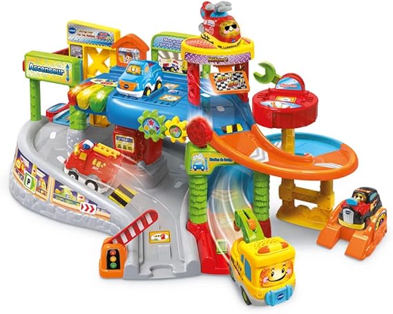 VTech - Tut Tut Bolides, Mon Premier Garage Interactif avec Camion Éthan Pro