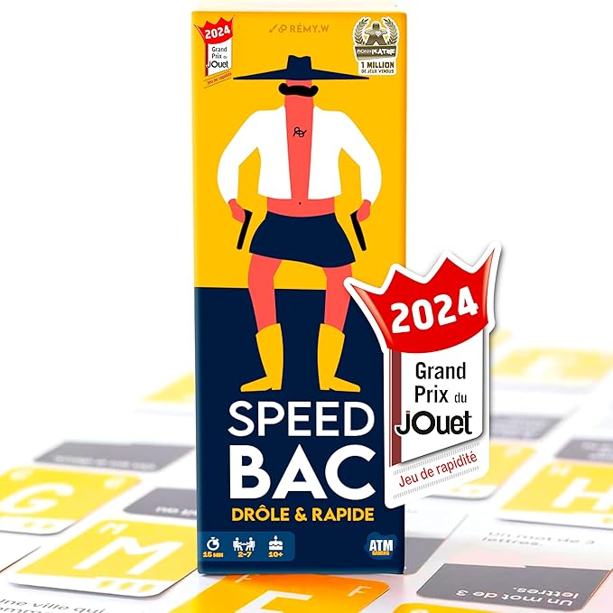 ATM Gaming Speedbac - Jeu de société Famille et Amis