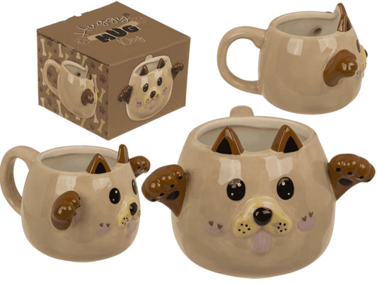 Mug, Mug câlin, Chien, Dolomite, 15 x 10 cm,