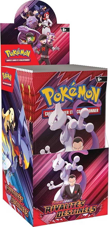 Pokémon JCC – Présentoir 18 Boosters Écarlate et Violet : Rivalités Destinées