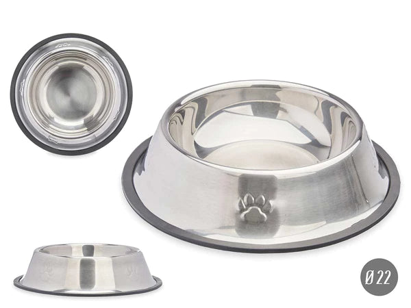 mangeoire métallique pour animaux de compagnie 22c