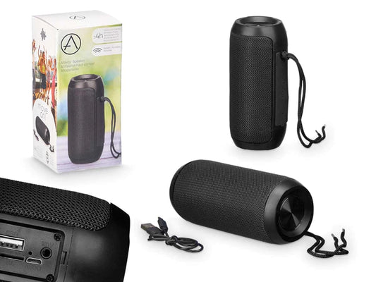 haut-parleur rond noir