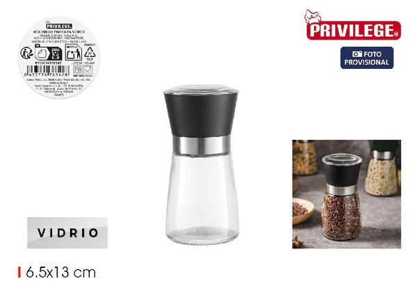 Moulin à poivre en verre Privilège