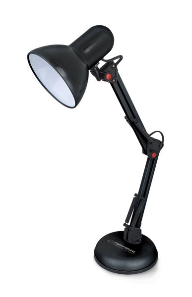 Lampe de bureau E27 Avior noire