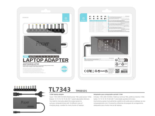 Adaptateur secteur pour chargeur portable universe