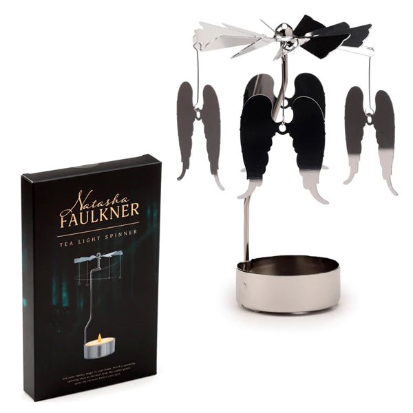 Bougeoir design carrousel ailes d'ange