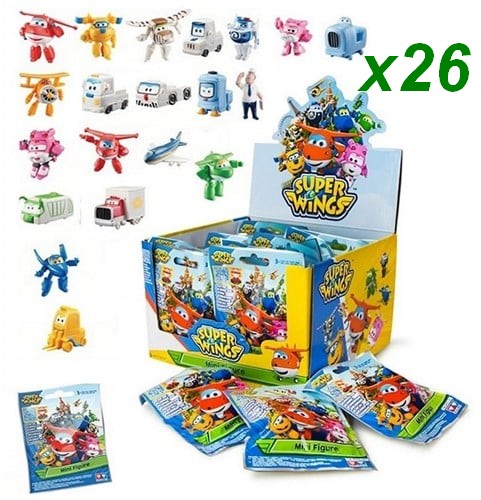6911400350050 Lot de 26 Super Wings Blindbags 10x13cm Display