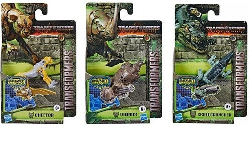 lot de 3 pcs : Transformers MV7 Beast Battle Master  11x17cm Hasbro