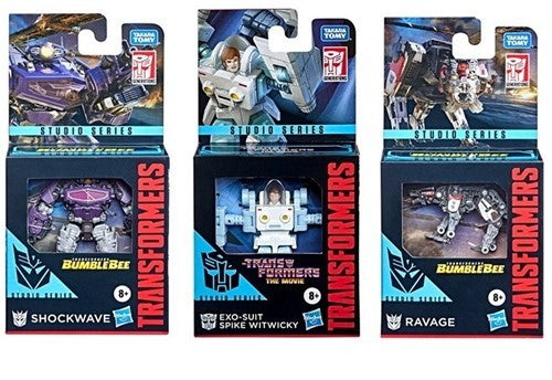 lot de 3 pcs : Transformers Generation Studio Series  9,5x19cm 	Hasbro