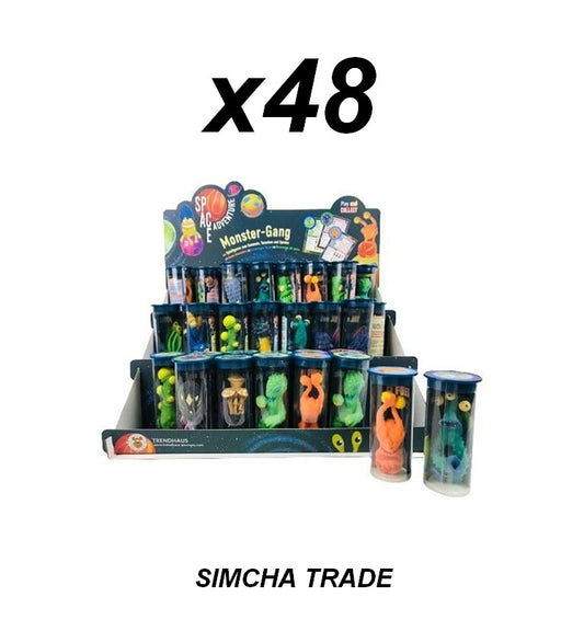 4032722958051 | Trendhaus Monster-Gang x48 | Space Adventure | Lot revendeur | Display 10 cm