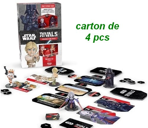 889698692564 Lot 4 Funko Star Wars Rivals S1 Premier Set 13,5x20cm