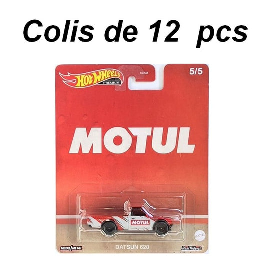 194735100804 | Colis de 12 Hot Wheels Datsun 620 Motul | 13x16,5 cm