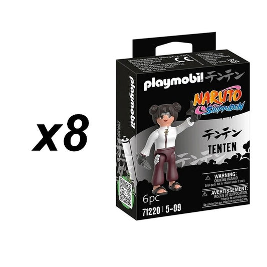4008789712202 | 8x Playmobil Naruto Tenten | Ref 71220 | Lot revendeur pas cher