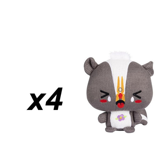 192995720923 | Ami Amis Jumbo Theo x4 | Peluche 28 cm | Lot revendeur jouets pas cher