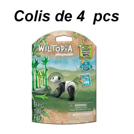 4008789710604 | Colis de 4 Playmobil Wiltopia Panda | Ref 71060 | Animaux Jouets