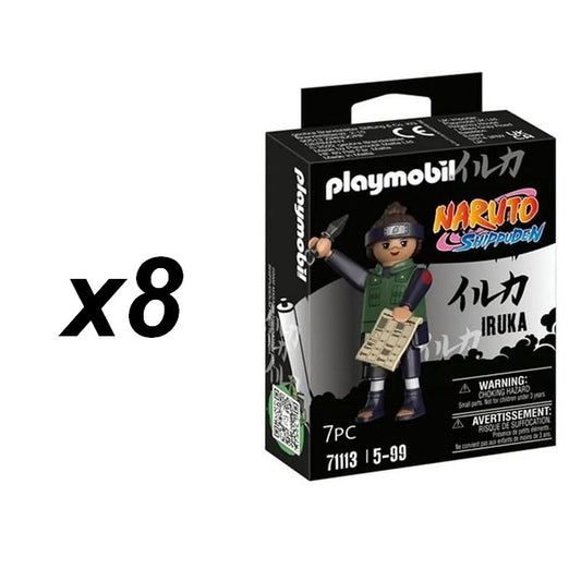 4008789711137 | 8x Playmobil Naruto Iruka | Ref 71113 | Lot Pro | Vente en gros