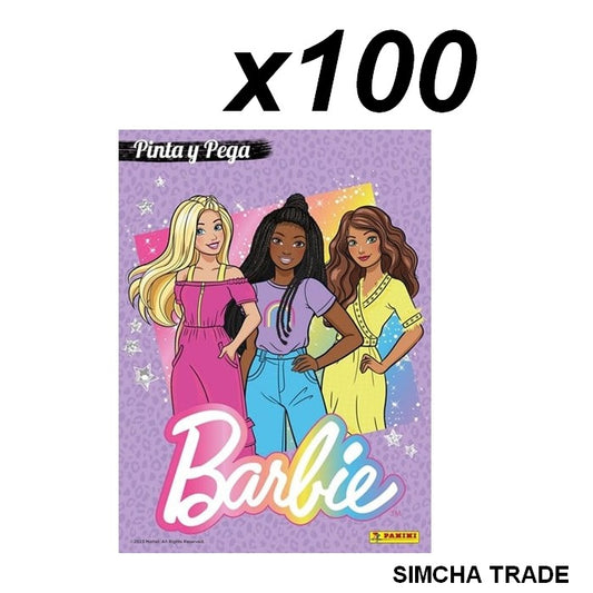 9788427873476 Lot 100 pcs Pinta Y Pega Barbie 22x30cm