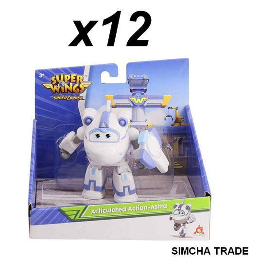 6911400389708 | Destockage jouet | 12 pcs Super Wings Action Astra articulé | 13x14,5 cm